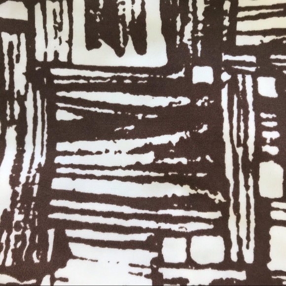 Leilani One Piece Tank Swimsuit Brown White New 6 - Picture 7 of 8